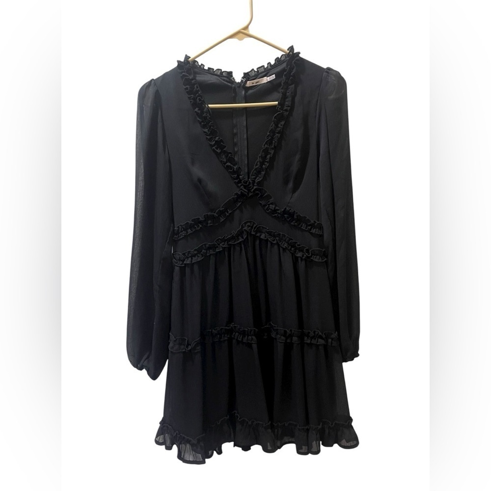 Mi-ami Black Long Sleeve Dress